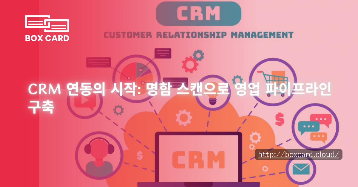 CRM 연동의 시작: 명함 스캔으로 영업 파이프라인 구축