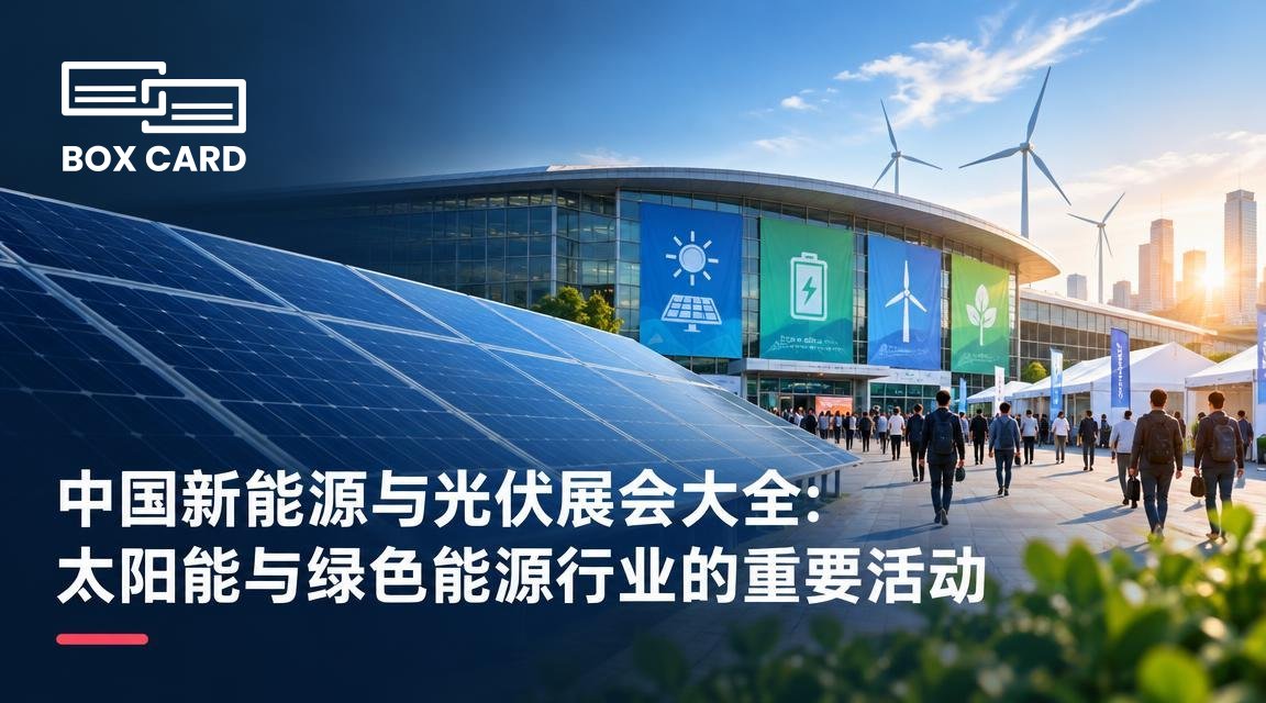 中国新能源与光伏展会大全：太阳能与绿色能源行业的重要活动