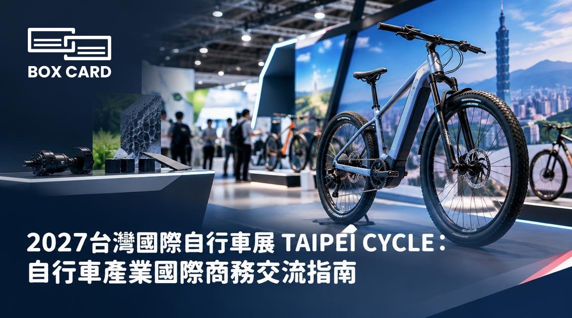 2027台灣國際自行車展 TAIPEI CYCLE：自行車產業國際商務交流指南