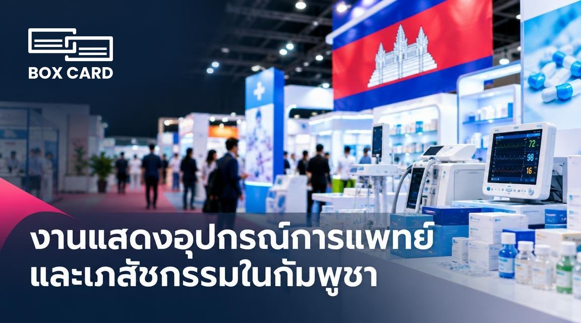 งานแสดงอุปกรณ์การแพทย์และเภสัชกรรมในกัมพูชา